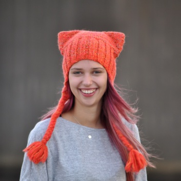 Oranžā lapsiņas cepure