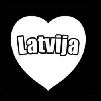 Latvija sirsniņā 6 x 6 cm